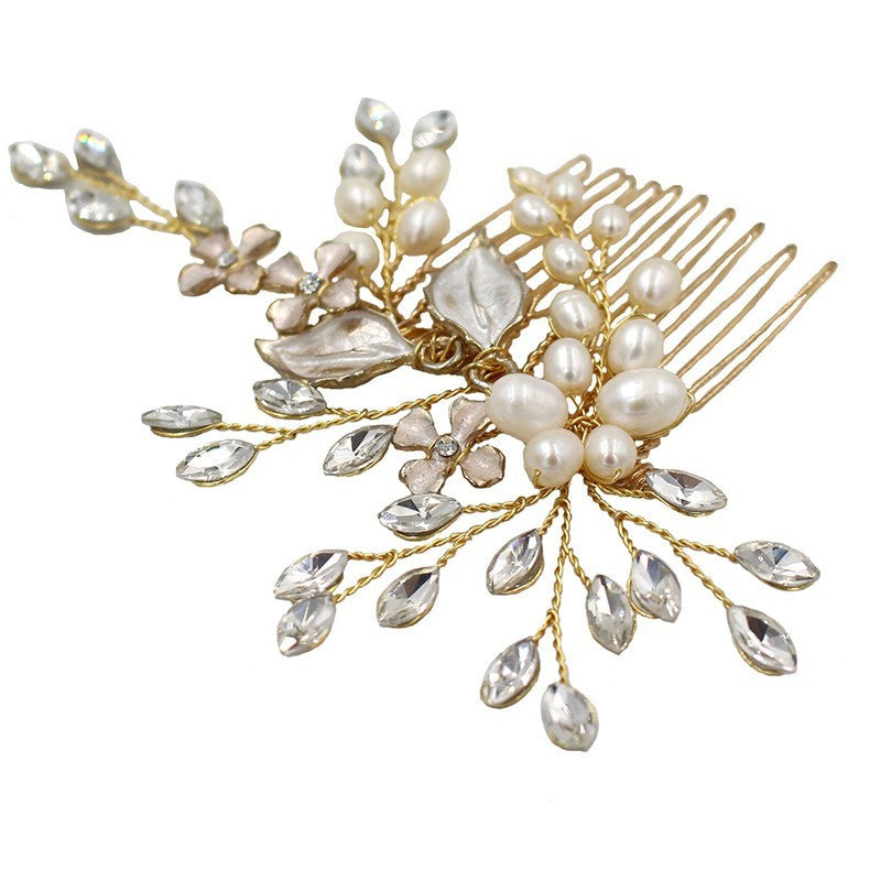 Shiny Horse Eye Diamond Wedding Dress Headwear