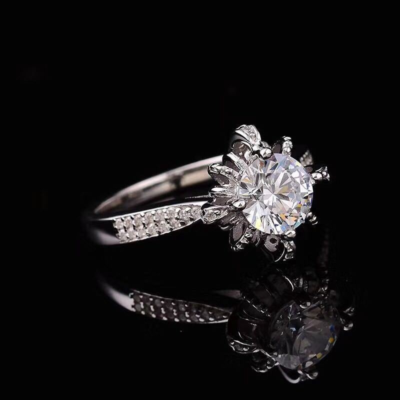 Moissanite Wishing Fountain Ring