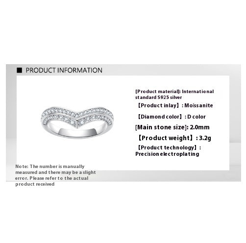 Moissanite Ring D Color Flower Head Ring Sterling Silver Twin Ring Set