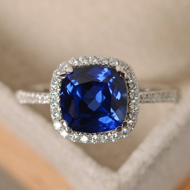 Fashion Geometry Pattern Ring For Women Wedding